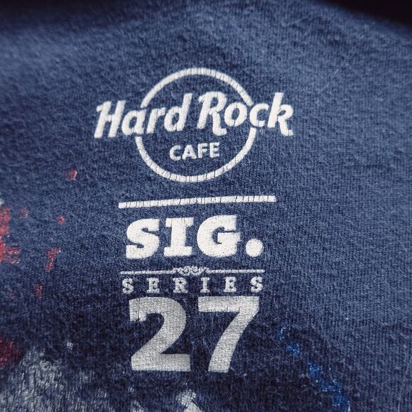 Hard Rock Cafe Unisex The Who Graphic T-Shirt Retro 90s Music Merch Blue Large - Picture 8 of 8